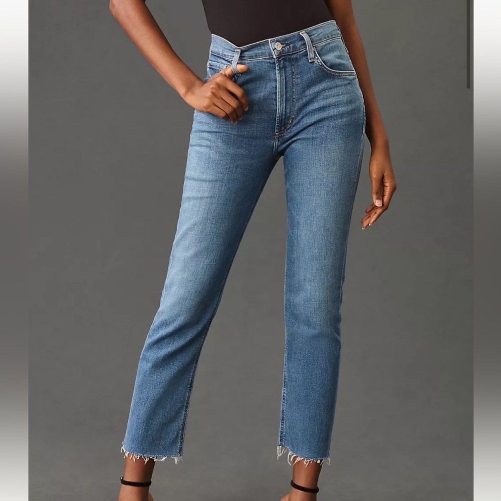 Citizens of Humanity Isola High-Rise Straight Slim Crop Jeans